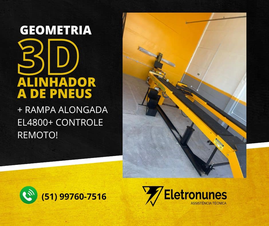 GEOMETRIA 3D + RAMPA ALONGADA EL4800 + CONTROLE REMOTO!